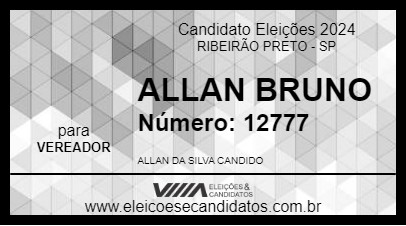 Candidato ALLAN BRUNO 2024 - RIBEIRÃO PRETO - Eleições