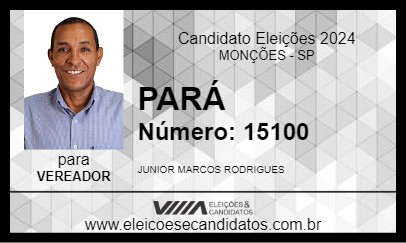 Candidato PARÁ 2024 - MONÇÕES - Eleições