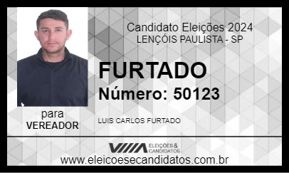 Candidato FURTADO 2024 - LENÇÓIS PAULISTA - Eleições