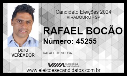 Candidato RAFAEL BOCÃO 2024 - VIRADOURO - Eleições