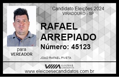 Candidato RAFAEL ARREPIADO 2024 - VIRADOURO - Eleições