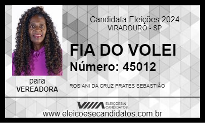 Candidato FIA DO VOLEI 2024 - VIRADOURO - Eleições