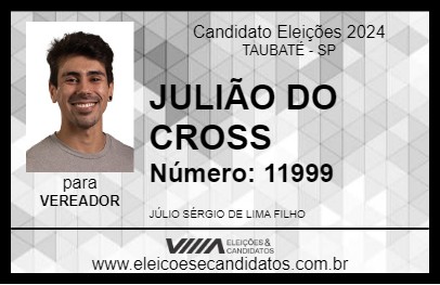 Candidato JULIÃO DO CROSS 2024 - TAUBATÉ - Eleições