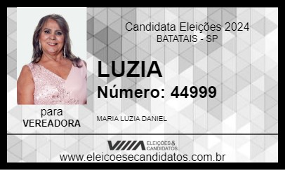 Candidato LUZIA 2024 - BATATAIS - Eleições