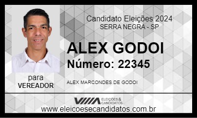 Candidato ALEX GODOI 2024 - SERRA NEGRA - Eleições