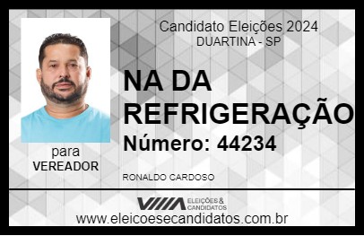 Candidato NA DA REFRIGERAÇÃO 2024 - DUARTINA - Eleições