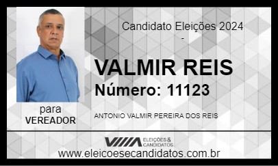 Candidato VALMIR REIS 2024 - BOTUCATU - Eleições