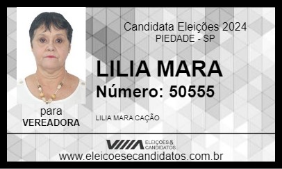 Candidato LILIA MARA 2024 - PIEDADE - Eleições