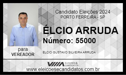 Candidato ÉLCIO ARRUDA 2024 - PORTO FERREIRA - Eleições