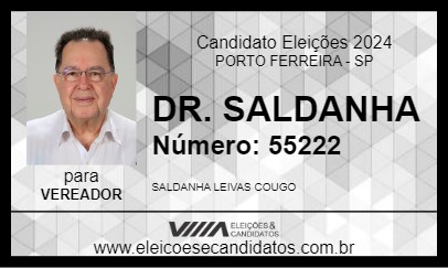 Candidato DR. SALDANHA 2024 - PORTO FERREIRA - Eleições