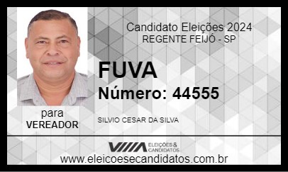 Candidato FUVA 2024 - REGENTE FEIJÓ - Eleições