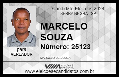 Candidato MARCELO SOUZA 2024 - SERRA NEGRA - Eleições