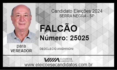 Candidato FALCÃO 2024 - SERRA NEGRA - Eleições