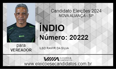 Candidato ÍNDIO 2024 - NOVA ALIANÇA - Eleições