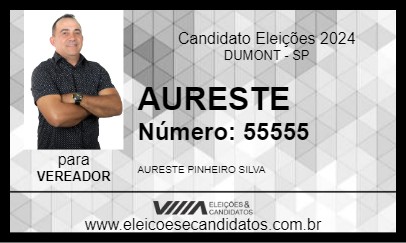 Candidato AURESTE 2024 - DUMONT - Eleições