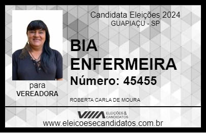 Candidato BIA ENFERMEIRA 2024 - GUAPIAÇU - Eleições