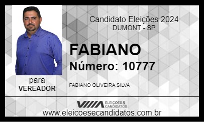 Candidato FABIANO 2024 - DUMONT - Eleições