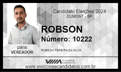 Candidato ROBSON 2024 - DUMONT - Eleições