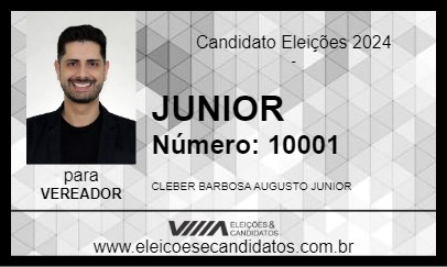 Candidato JUNIOR 2024 - CRAVINHOS - Eleições