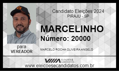 Candidato MARCELINHO 2024 - PIRAJU - Eleições