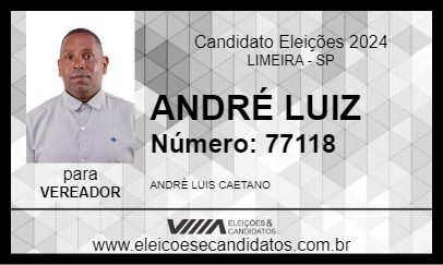 Candidato ANDRÉ LUIZ 2024 - LIMEIRA - Eleições