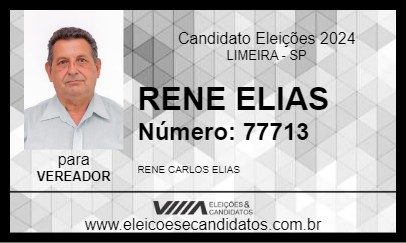 Candidato RENE ELIAS 2024 - LIMEIRA - Eleições