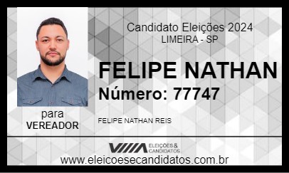 Candidato FELIPE NATHAN 2024 - LIMEIRA - Eleições