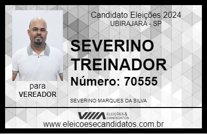 Candidato SEVERINO TREINADOR 2024 - UBIRAJARA - Eleições