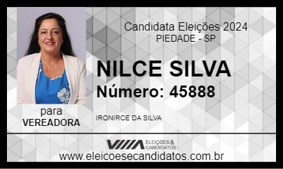 Candidato NILCE SILVA 2024 - PIEDADE - Eleições