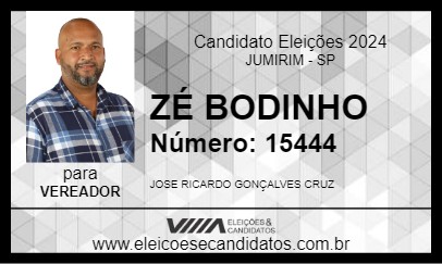 Candidato ZÉ BODINHO 2024 - JUMIRIM - Eleições