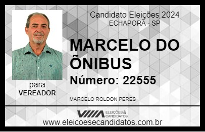 Candidato MARCELO DO ÕNIBUS 2024 - ECHAPORÃ - Eleições