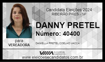 Candidato DANNY PRETEL 2024 - RIBEIRÃO PIRES - Eleições