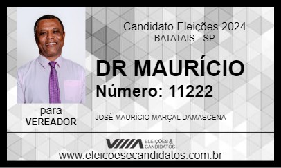 Candidato DR MAURÍCIO 2024 - BATATAIS - Eleições