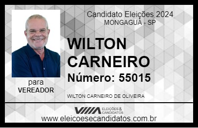 Candidato WILTON CARNEIRO 2024 - MONGAGUÁ - Eleições