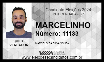 Candidato MARCELINHO 2024 - POTIRENDABA - Eleições