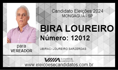 Candidato BIRA LOUREIRO 2024 - MONGAGUÁ - Eleições