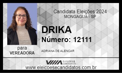 Candidato DRIKA 2024 - MONGAGUÁ - Eleições