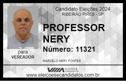 Candidato PROFESSOR NERY 2024 - RIBEIRÃO PIRES - Eleições