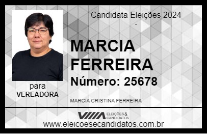 Candidato MARCIA FERREIRA 2024 - PRESIDENTE PRUDENTE - Eleições