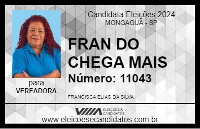 Candidato FRAN DO CHEGA MAIS 2024 - MONGAGUÁ - Eleições