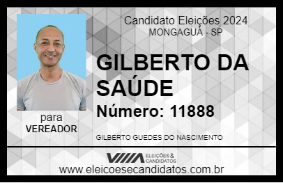 Candidato GILBERTO DA SAÚDE 2024 - MONGAGUÁ - Eleições