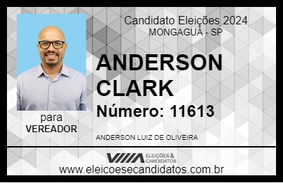 Candidato ANDERSON CLARK 2024 - MONGAGUÁ - Eleições