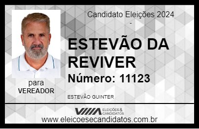 Candidato ESTEVÃO DA REVIVER 2024 - LIMEIRA - Eleições