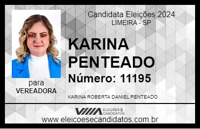 Candidato KARINA PENTEADO 2024 - LIMEIRA - Eleições