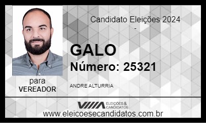 Candidato GALO 2024 - PEDERNEIRAS - Eleições