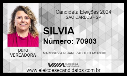 Candidato SILVIA 2024 - SÃO CARLOS - Eleições