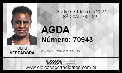 Candidato AGDA 2024 - SÃO CARLOS - Eleições