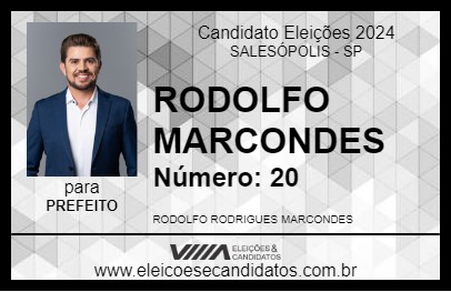 Candidato RODOLFO MARCONDES 2024 - SALESÓPOLIS - Eleições