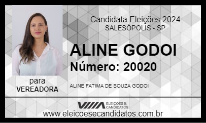 Candidato ALINE GODOI 2024 - SALESÓPOLIS - Eleições