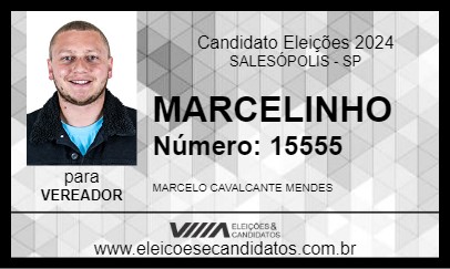 Candidato MARCELINHO 2024 - SALESÓPOLIS - Eleições